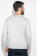 Пуловер мужской однотонный 50PD561 светло-серый