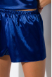 Майка и шорты женские с кружевом 124P007 синий