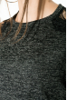 Платье женское, с кружевом на плечах  70P028 грифельно-черный