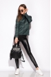 Женская демисезонная куртка 120PMH077 темно-зеленый