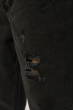 Джинсы мужские с рваностями 643F20701-1 темно-серый