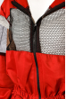 Костюм женский с вставками 117P6362 темно-красный