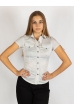Рубашка женская 257P214 светло-серый