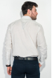 Рубашка мужская принт горошек 50PD3035 кремовый