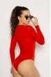 Боди женское с длинным рукавом 630F001 красный Боди женское с длинным рукавом 630F001 красный