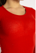 Боди женское с длинным рукавом 630F001 красный