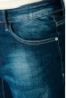 Шорты мужские джинс с задекорированными подворотами 682K005 синий