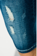 Шорты мужские джинс с задекорированными подворотами 682K005 синий