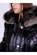 Женское пальто-пуховик черное 11P0825 черный