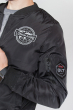 Куртка стильная с нашивками 616K002-4 черный