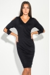Платье женское с открытыми плечами 490F001 черный