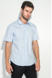 Рубашка мужская потайная застежка 50P2050 голубой