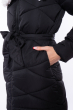 Куртка женская с шалевым воротником 120PSKL5266 черный