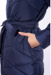 Куртка женская с шалевым воротником 120PSKL5266 темно-синий