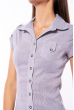 Рубашка женская 118P362 бело-серый