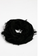 Вязаный женский шарф 120PROS005 черный