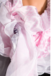 Шарф женский 120PELMR005 розово-серый