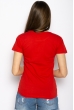 Футболка женская с надписью 600F370 красный