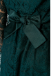 Платье женское, роскошное кружево  95P008 темно-зеленый