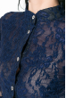 Боди женское, кружевное   64PD1107-1 темно-синий