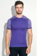 Футболка мужская горизонтальная полоска 50P383 сиреневый