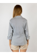 Рубашка женская 257P069 бело-серый