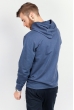 Батник мужской с капюшоном  185F145 джинс