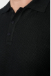 Пуловер мужской с фактурным узором «Соты»  50PD545 черный