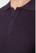Пуловер мужской с фактурным узором «Соты»  50PD545 фиолетовый