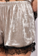 Комплект для сна (майка и шорты) женский 124P003 светло-серый
