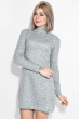 Платье женское в стиле Casual  80PD1339 серый меланж
