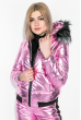 Костюм женский (Куртка, Штаны)  80PD1353 розовый металик