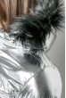 Костюм женский (Куртка, Штаны)  80PD1353 серебро