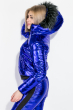 Костюм женский (Куртка, Штаны)  80PD1353 синий металик
