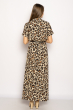 Платье макси с леопардовым принтом 220PELK684 леопардовый