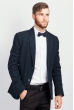 Пиджак мужской темный 197F021 петроль