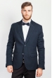 Пиджак мужской темный 197F021 петроль
