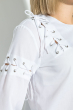 Рубашка женская с шнуровкой 69PD1034-2 белый