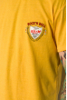 Стильная мужская футболка 134P012 желтый