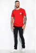 Стильная мужская футболка 134P012 красный
