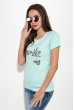 Футболка женская 211F046 мятный