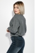 Джемпер женский крупная вязка 305V001 серый