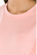 Свитшот женский с воланами  87PV183 розовый