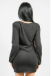 Платье женское мягкое, приталенное 795K003 черный