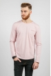 Свитер мужской рванный 873K002 бледно-розовый
