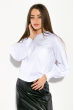 Рубашка женская, рукава фонарик 64PD360-1 белый