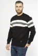 Стильный мужской свитер 85F752 черный