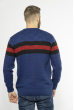 Стильный мужской свитер 85F752 синий