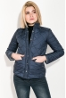 Куртка женская стеганая на кнопках 80PD1209 темно-синий