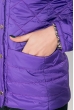 Куртка женская стеганая на кнопках 80PD1209 ультрафиолет